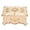 Golden White, variant on Vintage Jewelry Box Antique Rectangular Metal Blue Enamel Trinket Organizer Velvet Lining Gift Box, 2.6 x 3.7 x 1.8 in / 6.7 x 9.5 x 4.5 cm