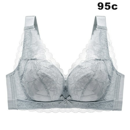 

Full Coverage Plus Size Lace Bra Push Up Wirefree Breathable Mesh Bras