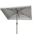 thumbnail image 3 of Safavieh Milan Fringe 6.5x10ft Rectangle Crank Metal/Polyester Umbrella in White, 3 of 5