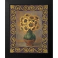 thumbnail image 2 of Misa, Eva 15x18 Black Modern Framed Museum Art Print Titled - Sunflowers, 2 of 5