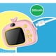 thumbnail image 2 of Cámara para niños, videocámara Digital recargable para niños con pantalla de 2,0 pulgadas, soporte de tarjeta SD de 32GB para niños de 3 a Lente doble rosa Macarena cámara digital para niños, 2 of 7