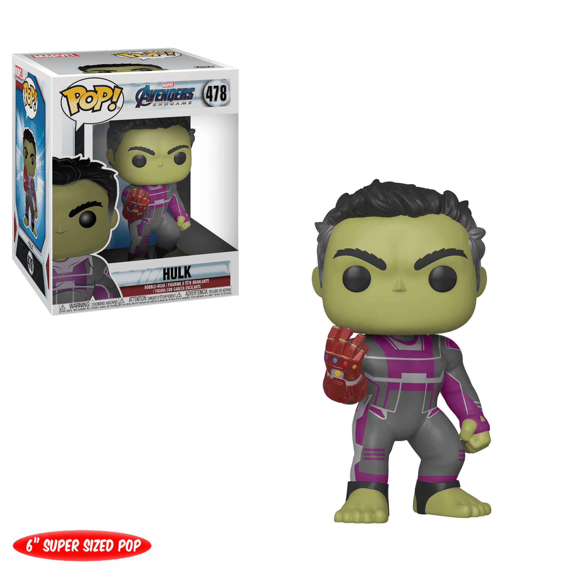 Funko POP! Marvel: Avengers Endgame - 6" Hulk w/ Gauntlet