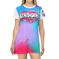 thumbnail image 3 of Airbrush Birthday Queen, Airbrush Apparel, Birthday T-Shirt Dress (AOP), 3 of 4