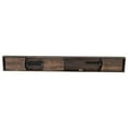 thumbnail image 6 of Flash Furniture Hercules 8' x 12" Antique Rustic Mahogany Solid Pine Folding Farm Bench with 3 Legs, 6 of 9