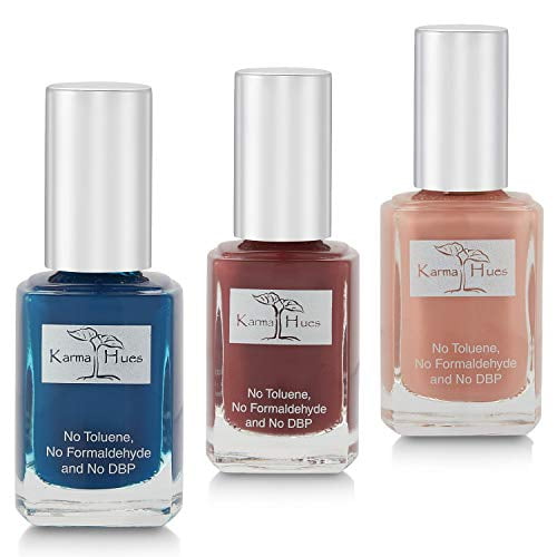 karma Organic beautiful Combination of Natural Nail Polish-Non-Toxic Nail Art, Vegan and Cruelty-Free Nail Paint