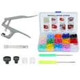 thumbnail image 4 of Mixed Color Sewing Buttons Resin Snap Fastener Set Snaps Pliers Hand Press Tool, 4 of 7