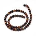 thumbnail image 2 of 1Strand Natural Mixed Tiger Eye Round Bead Strands 6mm Hole: 1mm about 62pcs/strand 38cm, 2 of 2