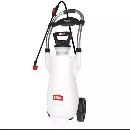 Ortho 3 Gallon Li-Ion Battery Powered Sprayer, Rolling, Lawn, Garden