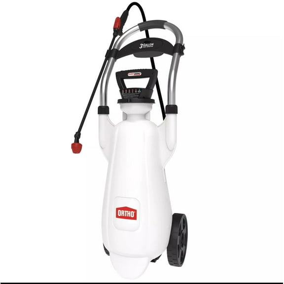 Ortho 3 Gallon Li-Ion Battery Powered Sprayer, Rolling, Lawn, Garden