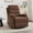 Brown, variant on GAOHAPY Rocking Recliner Chair,Modern Swivel Glider Recliner Chair,Corduroy Fabric Upholstery Recliner,Manual Reclining Sofa Chair for Living Room,Office,Apartment,Beige