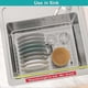 thumbnail image 4 of Expandable Rustproof Stainless Steel Dish Drying Rack with Utensil Holder, 4 of 5