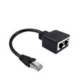 thumbnail image 1 of Network Adapter Rj45 1 To 2,rj45 A Male-female Double Adapter (15cm) It Is Used To Switch The Network Hy, 1 of 5