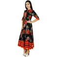 thumbnail image 5 of Bimba Women Printed Mandarin Collar Anarkali Kurti Indian Designer Ethnic Dress, 5 of 8