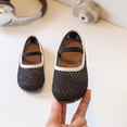 thumbnail image 2 of Viluyesy Girls Soft-Soled Summer Sandals Breathable Hollow-Out Flat Sandals for Toddlers & Kids, Spring & Summer Casual Fashion Footwear Black Size 9.5, 2 of 4