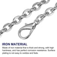 thumbnail image 3 of Uxcell 39"x0.22" Purse Chain Strap, Purse Handle Shoulder Bag Replacement Strap, Silver, 3 of 5