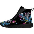 thumbnail image 3 of Aidianart Dinosaur High Top Shoes Mens High Top Sneakers Size 12, 3 of 5
