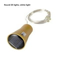 thumbnail image 4 of Yuarrent Luces de botella de vino Lámpara de cadena Lámparas Decoración para vacaciones Fiesta de Navidad Decoración de boda Luz blanca redonda 20LED Luz blanca Ronda 20LED 10piezas Yuarrent CBP039644, 4 of 6