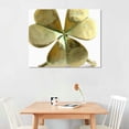 thumbnail image 3 of Nawypu Robert Emmet Co. Lucky 4 Leaf Clover Ireland Wall Hanging Gold Lucky Shamrock Plated Pewter Irish Blessing Wall Decor, 3 of 5