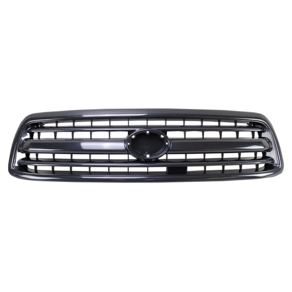TRQ Front Grille Matte Black Fits 2000-2002 Toyota Tundra TO1200226