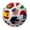 White, variant on Country Flags Soccer Ball Size 3, World Club National Teams, Flag Soccer Ball - Blue
