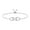 Sterling Silver, variant on Fine Jewelry Sterling Silver Round-Shape Diamond Micro-Pave-Setting Oxo Bolo Bracelet (1/5 cttw, I-J Color and I2-I3 Clarity) 9 inch
