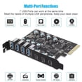 thumbnail image 7 of Desktop Peripheral Hub PCIe USB 3.2 Gen 2 Card with 7 Ports for Enhanced Data Flow, 7 of 7