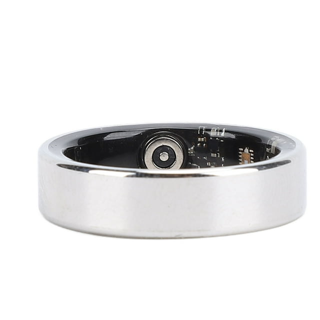 Smart Ring FitnessTracker, Lightweight Wearable Smart Ring Silver Sleep Monitoring for Running Type 9,Type 10,Type 11,Type 12