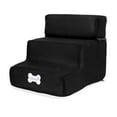 thumbnail image 2 of Escalera duradera para perros, escalera antideslizante para cachorros, al aire libre para camas altas, gatos negro Zulema Animales Escaleras, 2 of 8