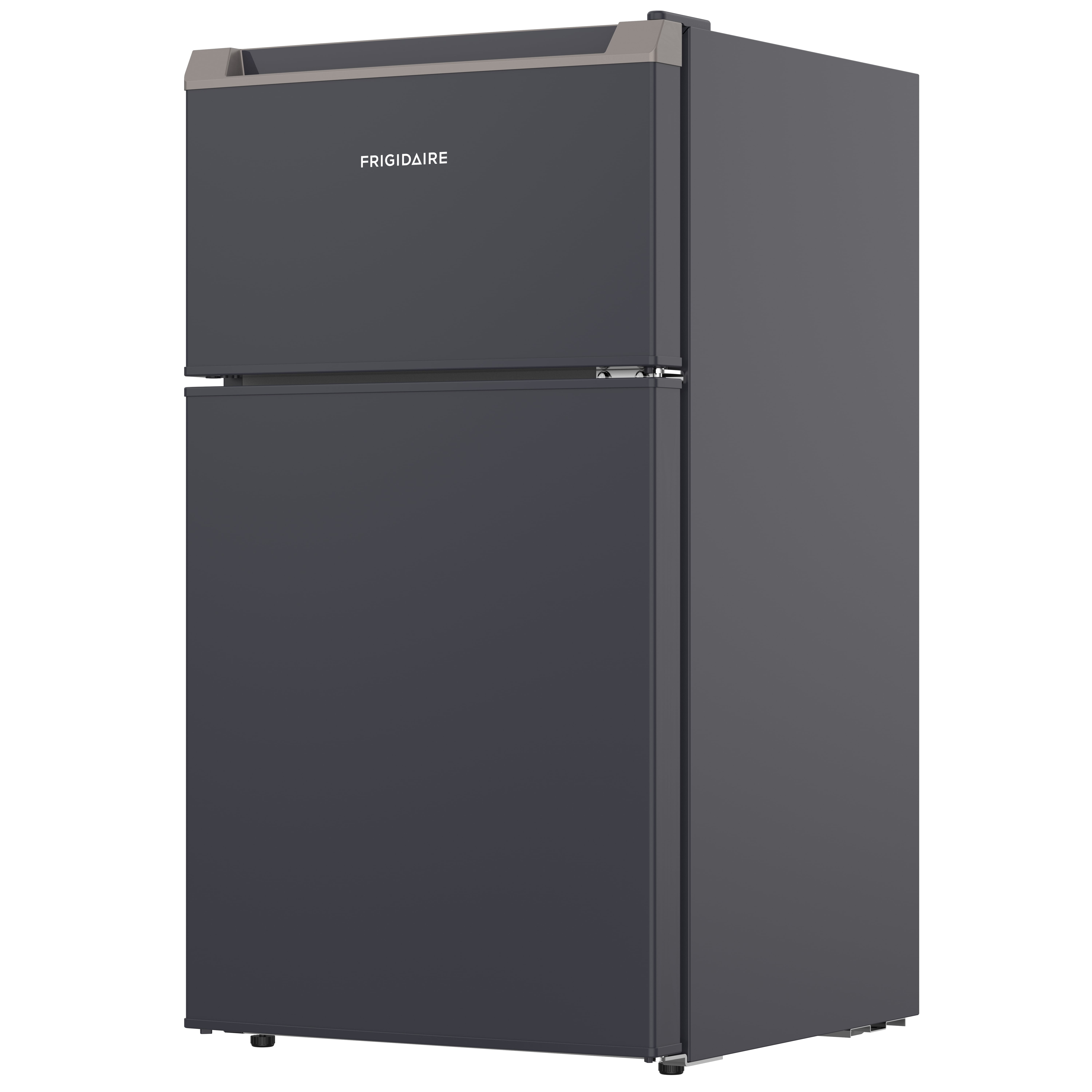 Frigidaire 3.1 Cu. ft. Top Mount Refrigerator, Compact Fridge Freezer Combo, Mini Fridge with Freezer, Slate