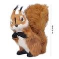 thumbnail image 4 of Simulation Squirrel 6.3in Height Squirrel Stuffed Animal Large Cute Lifelike Simulation Squirrel Crafts Decorations Garden Ornament For Home Furnishings Birthday Gifts Holiday Gifts, 4 of 9