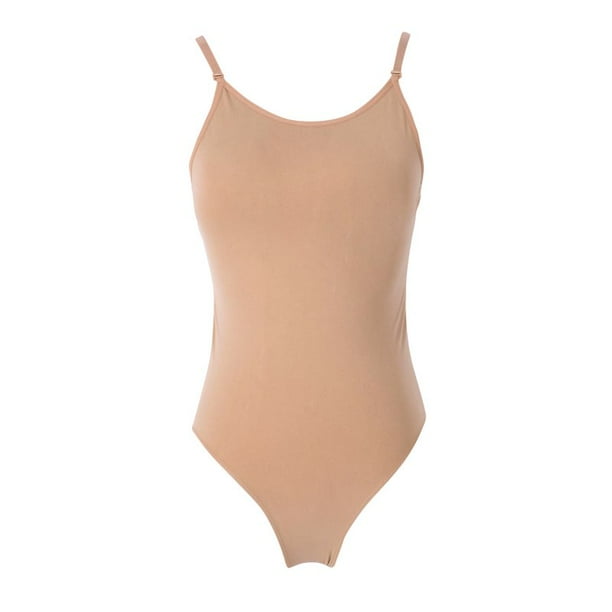 Final Clear Out!Children Cute Seamless Camisole Skin Color Gymnastics