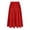 Red, variant on Coerni Girls Flowy Skirt Elastic Waist A Line Chiffon Skirts Flared Tiered Ruffle Maxi Skirt Summer Beach Vacation Clothes