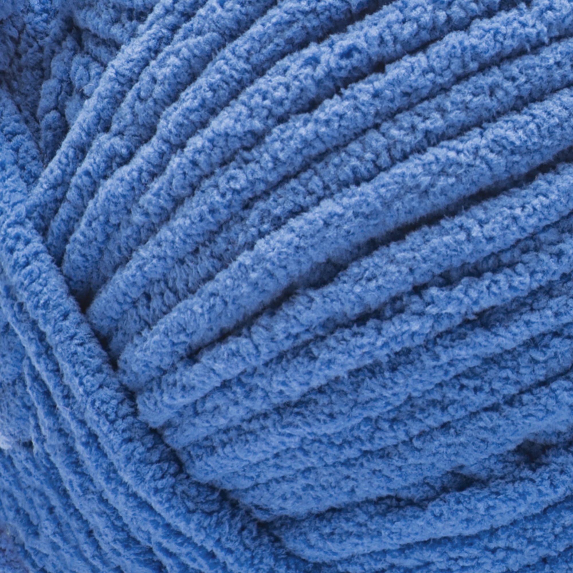Bernat® Blanket Brights™ #6 Super Bulky Polyester Yarn, Royal Blue 10.5oz/300g, 220 Yards (4 Pack)
