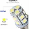 thumbnail image 2 of Energy Efficient Rv Led Light Bulbs For Interior Exterior Use, Cool White 6500K, Long Lasting 13 Smds Per Led Replacement With Ba15s Base, Versatile Applications In Trucks Trailers Rvs Boats, 2 of 5