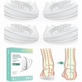 thumbnail image 1 of Chenchen Heel Wedge for Supination & Pronation Correction - (2 Pairs) 3 Layers Adjustable Supination Insoles, Adhesive Medial & Lateral Heel Inserts for Knee Pain, Bow Legs, Foot Alignment - Size S, 1 of 1