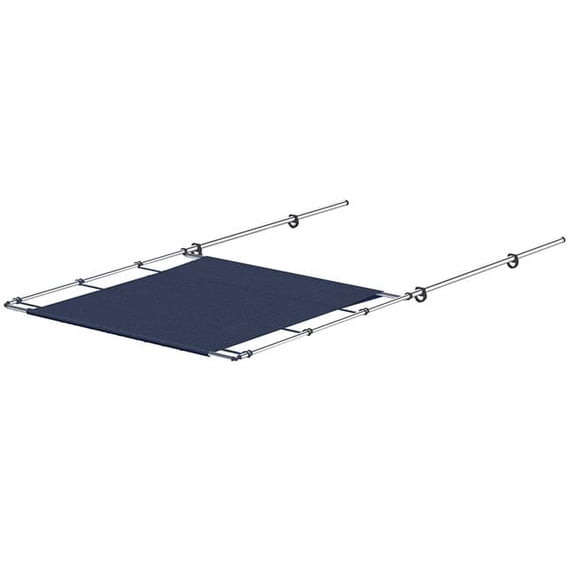 SureShade  51 in. Wide Stainless Steel PTX Power Shade, Navy