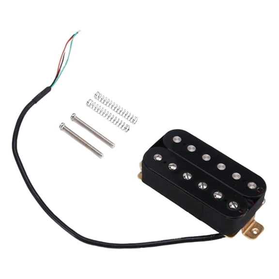 Electric Guitar 52mm Six-String Electric Guitar Two-Coil Pickup for LP Series Electric Guitar Two-Piece Pickup Black