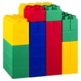 thumbnail image 4 of Kid's Adventure Jumbo Blocks Playset with Wheels 2204 Building Set (40 Pieces), 4 of 6