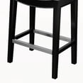 thumbnail image 5 of Madison Park Belfast Bar Stools, Contour Fabric Padded Seat, Nail Head Trim, Modern Kitchen Counter Chair, Solid Hardwood Metal Kickplate Footrest, Dining Room Accent Furniture, Gray, 5 of 7