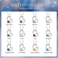 thumbnail image 2 of Heart Cross Birthstone Necklace Baptism Gifts First Communion Gifts Easter Birthday Christmas Gifts Jewelry for Goddaughter Women, 2 of 7