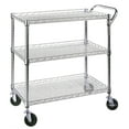 thumbnail image 1 of Seville Classics 3 Shelf Commercial Utility Carts, 1 of 2