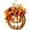 Standard model, variant on 14in Lighted Burlap Pumpkin Wreath, Farmhouse Fall Wreath, LED Fall Door Decor, Halloween Autumn Wreath for Porch Home Decor