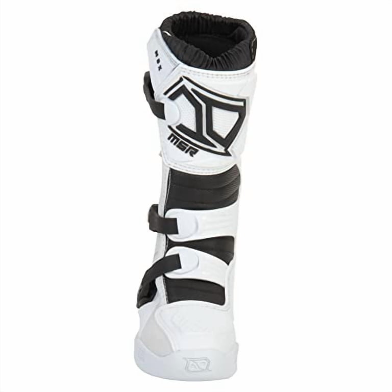 MSR Youth M3X Motocross Boots (3, White) Dirt Bike Motocross