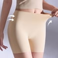 thumbnail image 6 of Shrysg Women's High Waist Seamless Tummy Control Shorts Lightweight Sleepwear for Daily Wear Yoga Beige, 6 of 7