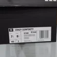 thumbnail image 2 of Adi-das Crazy IIInfinity Men's Size 7.5 Sneakers Casual Shoe Black Trainers #689, 2 of 6