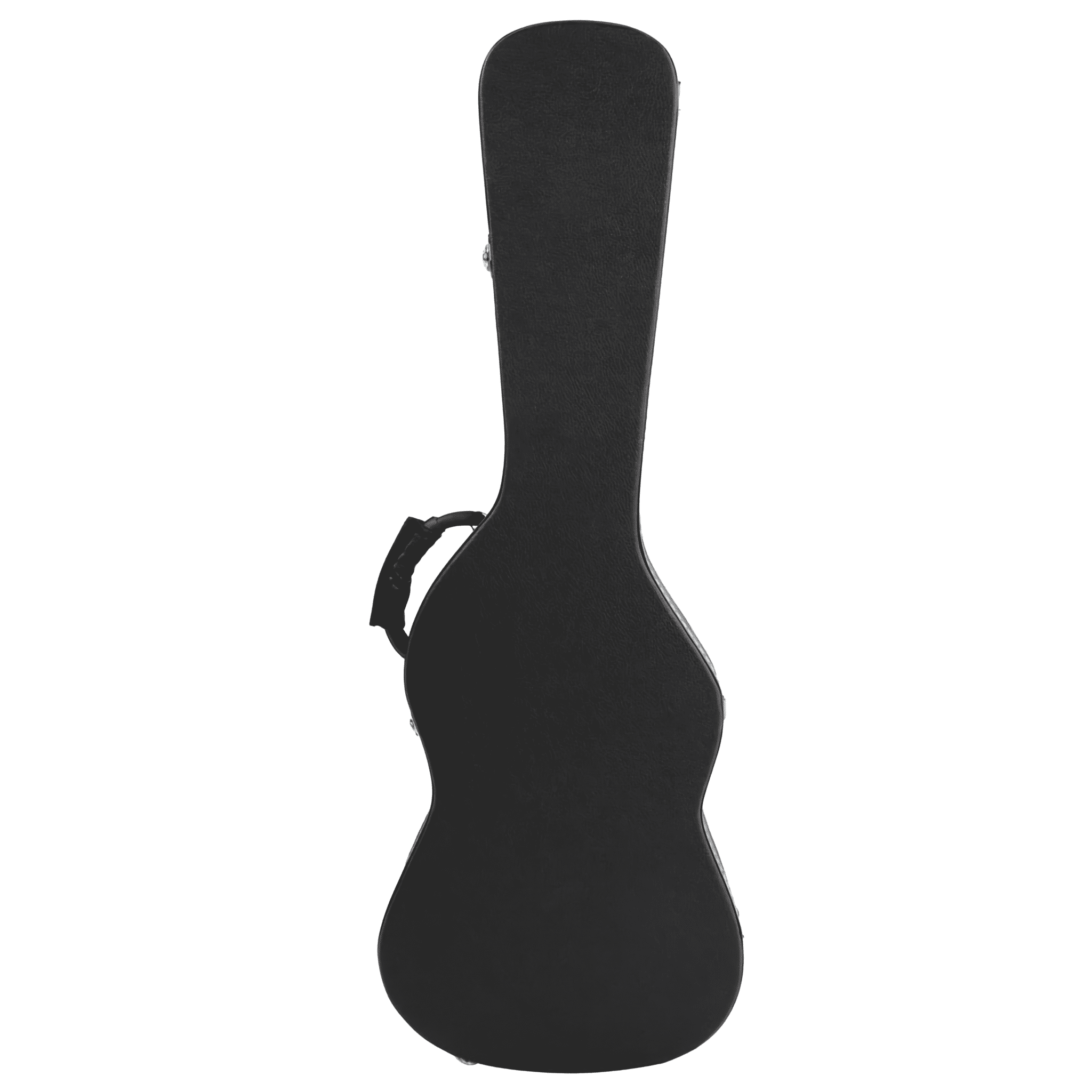 ST High Grade Electric Guitar Hard Case Lockable Wood Case with Plush Lining & Accessory Compartment Black