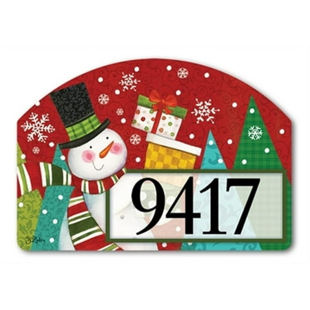 YardDeSign Happy Snowman Yard Sign 71396, Made in the U.S.A. By Yard Design