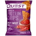 thumbnail image 3 of Quest Tortilla Style Protein Chips, Spicy Sweet Chili Flavor, 19g Protein, Baked, 4 oz., Bag, 3 of 8