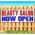 thumbnail image 1 of Beauty Salon Now Open 13 oz Vinyl Banner With Metal Grommets, 1 of 4