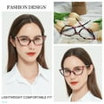thumbnail image 2 of MARE AZZURO Reading Glasses 2.00 Women Retro Cat Eye Readers 1.0 1.25 1.5 1.75 2.0 2.25 2.5 2.75 3.0 3.5 4.0 5.0 6.0 (Black Floral, 200),Composite Lens,Composite Lens, 2 of 6